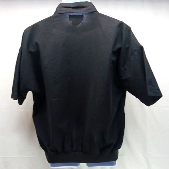 Members Only 1/2 Button Up Banded Hem Pullover Shirt 4 Pockets Logo VNT. Men's L - Picture 4 of 13
